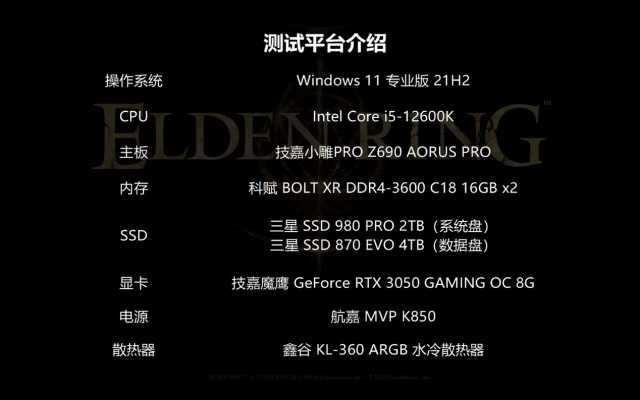 《艾尔登法环》游戏帧数实测:RTX 3050流畅跑,甚至还想解锁60帧