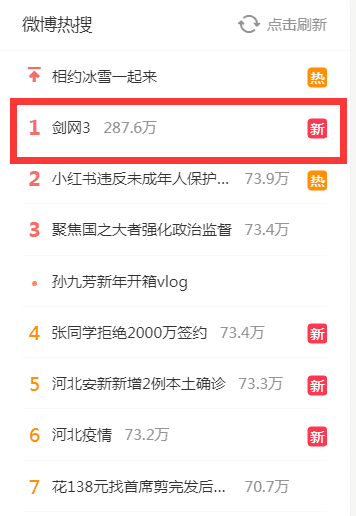 热搜第一!剑网3致歉